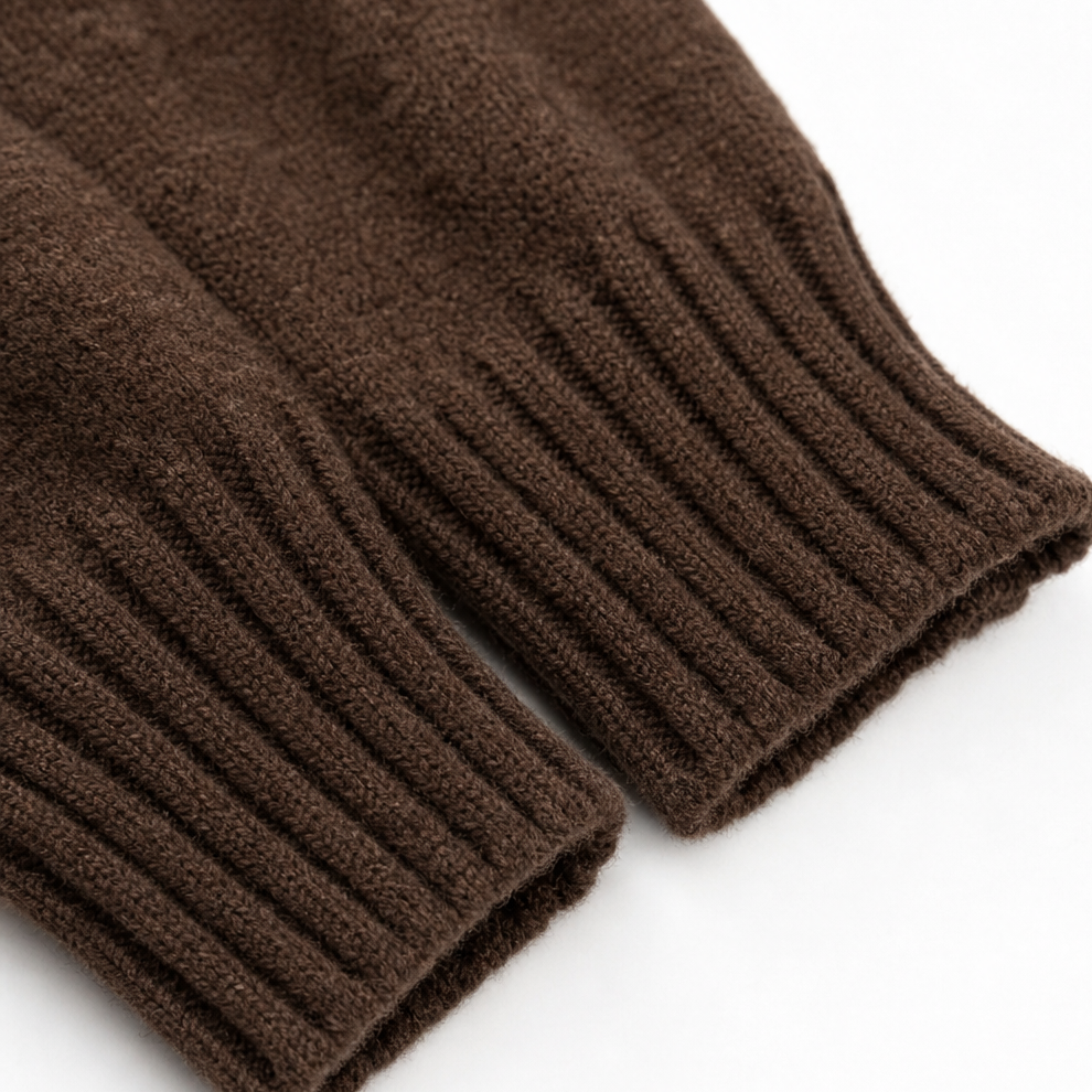 Women's Hooded Knit Cardigan – Oversized Zip-Up Design