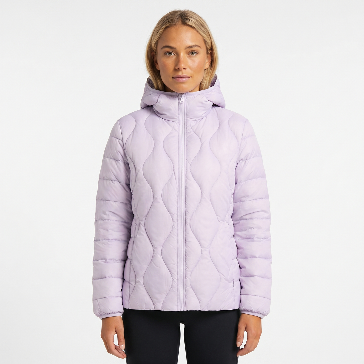 Womens Puffer Jacket – Lightweight Hooded Quilted
