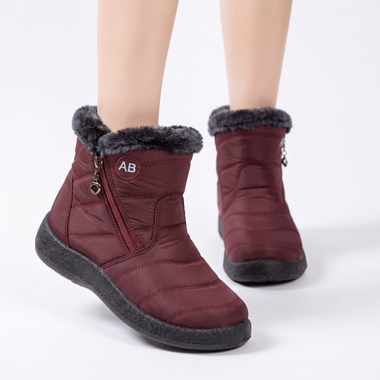 Women's Waterproof Winter Boots Fleece Lined Ankle Snow Boots